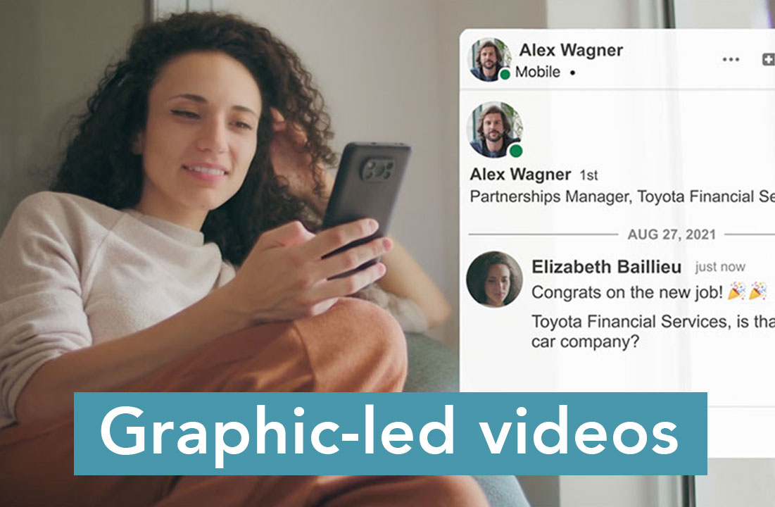 Graphic-led videos